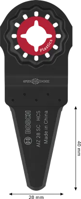 Bosch AIZ 28 SC Starlock сечиво за пластику 28x40 мм.