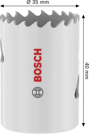 Bosch тестера за више материјала са навојем, 35 x 40 мм.