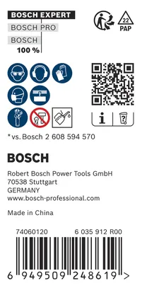Bosch EXPERT сет кружних тестера за лим Power Change Plus, ознака.