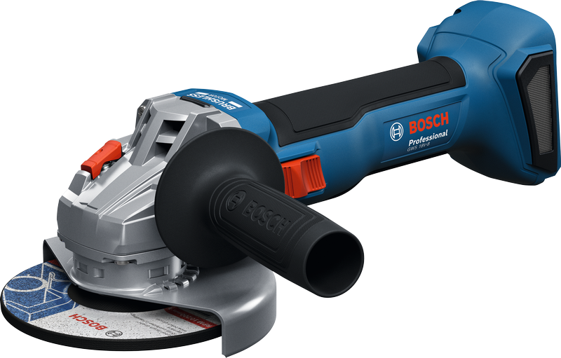 Bosch GWS 18V-8 акумулаторска угаона брусилица, ергономског дизајна.