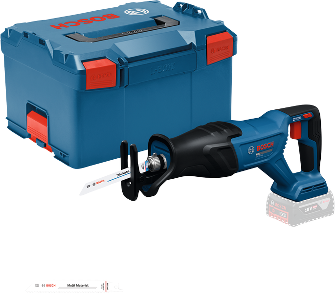 Bosch GSA 18V-28 сабљаста тестера са L-Boxx-ом.