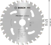 Bosch PRO Steel акумулаторски секач за арматуру, сечиво од 136 мм.