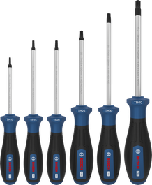 Bosch PRO сет одвијача TH, 6 делова са S2 дршкама.