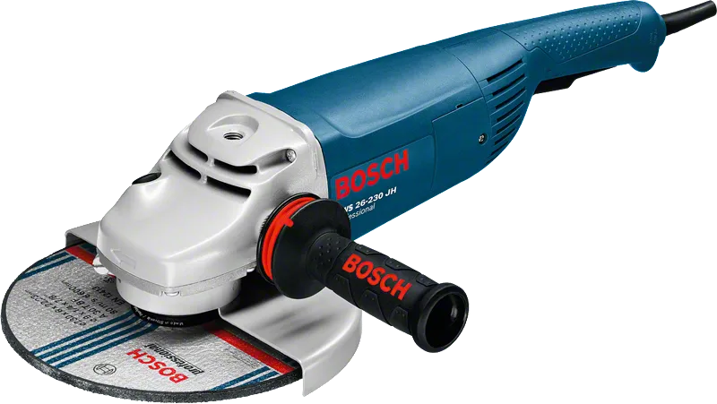 Угаона брусилица Bosch GWS 26-230 JH са диском од 230 мм.