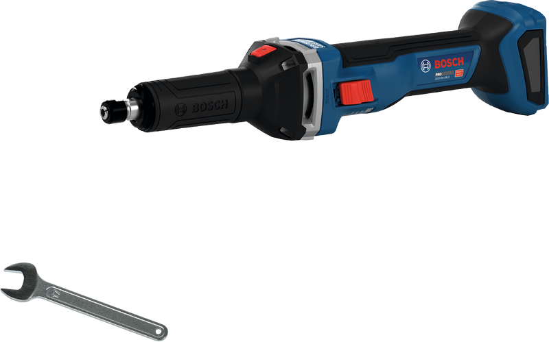 Bosch GGS18V-28LS акумулаторска равна брусилица са кључем.