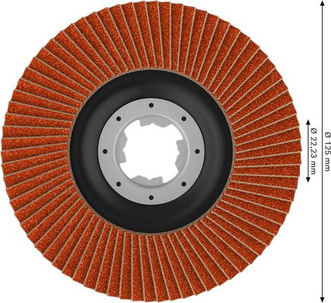 Bosch ЕКСПЕРТ X782 ламелни диск 125 мм G120 X-Lock.