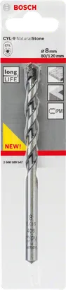 مثقاب Bosch CYL-9 للحجر الطبيعي مقاس 8 مم.