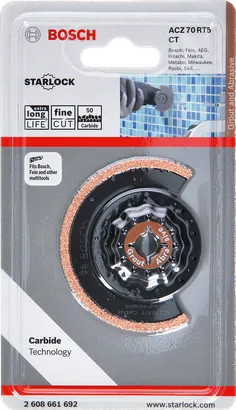 شفرة منشار Bosch من الكربيد ACZ 70 RT5 3/8″.