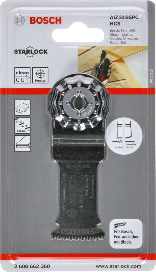 شفرة منشار القطع الغاطس من Bosch HCS AIZ 32 BSPC للخشب الصلب.