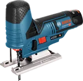 منشار كهربائي لاسلكي Bosch GST 12V-LI لقطع دقيق.