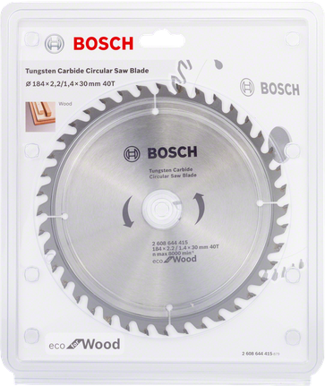 شفرة منشار Bosch الدائرية Eco للخشب.