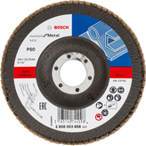 قرص الصنفرة Bosch X431 للمعادن، قطر 125 مم، حبيبات P80.