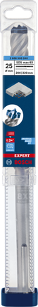 مثقاب مطرقة Bosch SDS max-8X مقاس 25×200×320 مم.