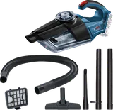 مكنسة كهربائية لاسلكية Bosch GAS 18V-1 مع الملحقات.