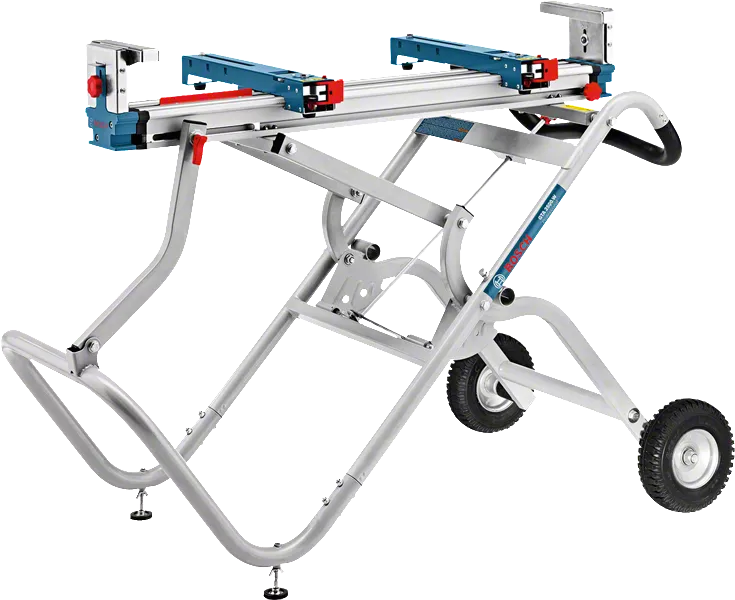 حامل منشار ميتري Bosch GTA 2500 W مع عجلات.