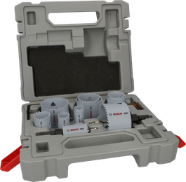 مجموعة منشار ثقب متعدد المواد Bosch PRO، 17 قطعة في العلبة.