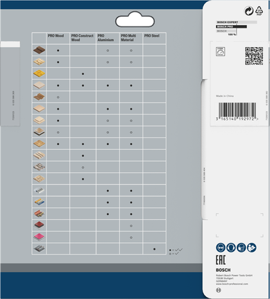 شفرة المنشار الدائرية Bosch PRO متعددة المواد 180 × 2.4 × 30 مم.