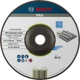 قرص طحن من الفولاذ المقاوم للصدأ من Bosch برو 180 × 7 مم للفولاذ المقاوم للصدأ.