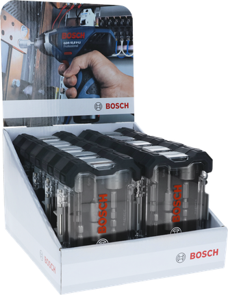 مجموعة مفاتيح ربط الصواميل من Bosch مكونة من 6 قطع بمقاسات 6-13 مم في علبة عرض.