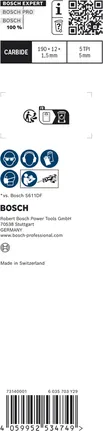 شفرة المنشار الترددي المنحنية S715LHM من Bosch EXPERT Multi Material.