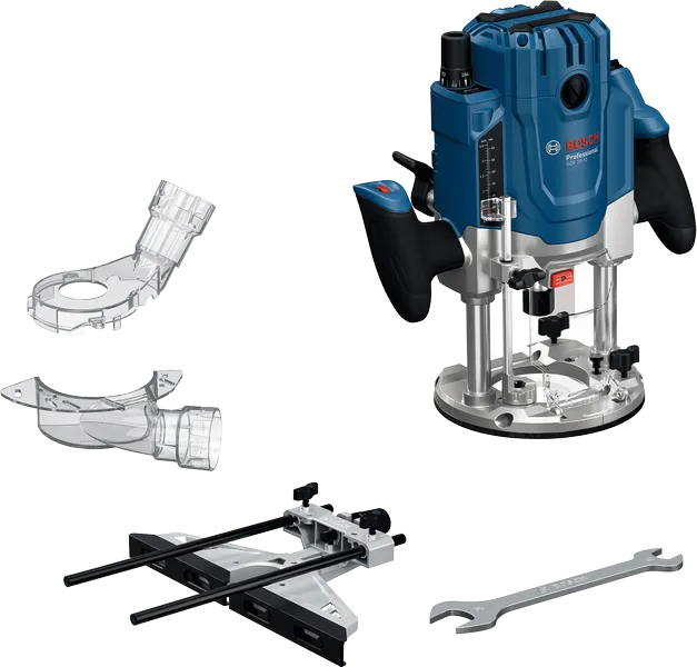 جهاز التوجيه الغاطس Bosch GOF 20-12 مع الملحقات.