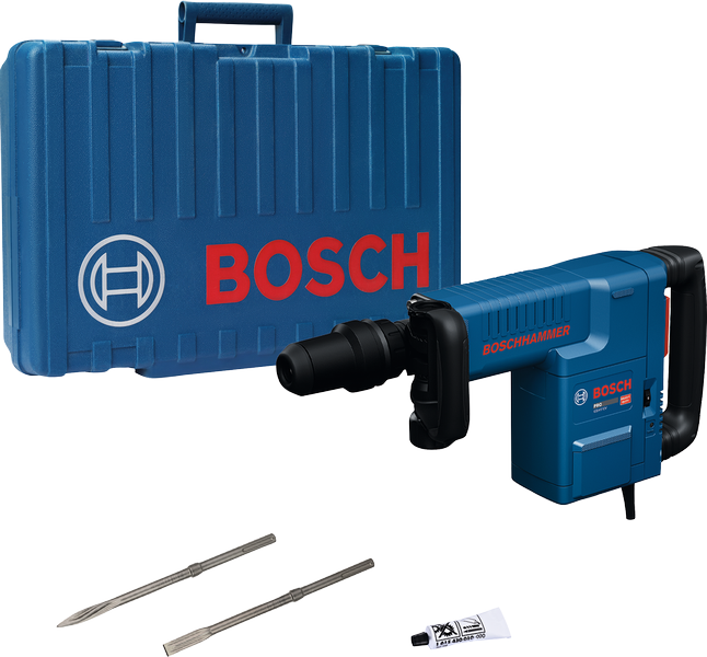 مطرقة الهدم Bosch GSH 11 EV مع الحقيبة والملحقات.