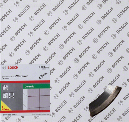 Bosch ceramic cutting disc 230mm.