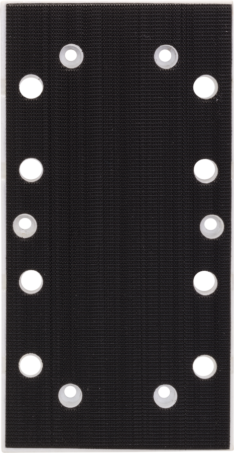 Bosch sanding plate 93x185 mm with multiple holes.