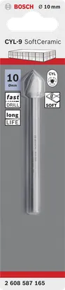 Bosch 10 mm CYL-9 ceramic tile drill bit.