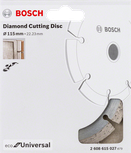 Bosch diamond cutting disc 115mm universal.