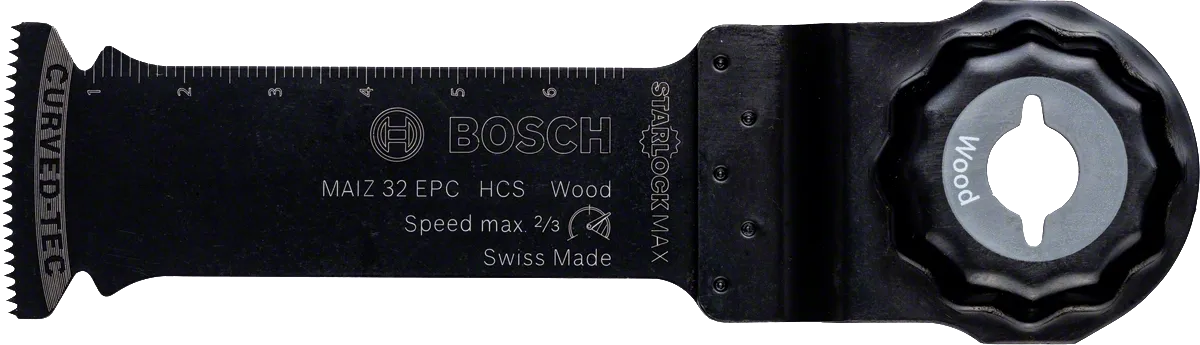 Bosch Starlock MAIZ 32 EPC wood cutting blade.