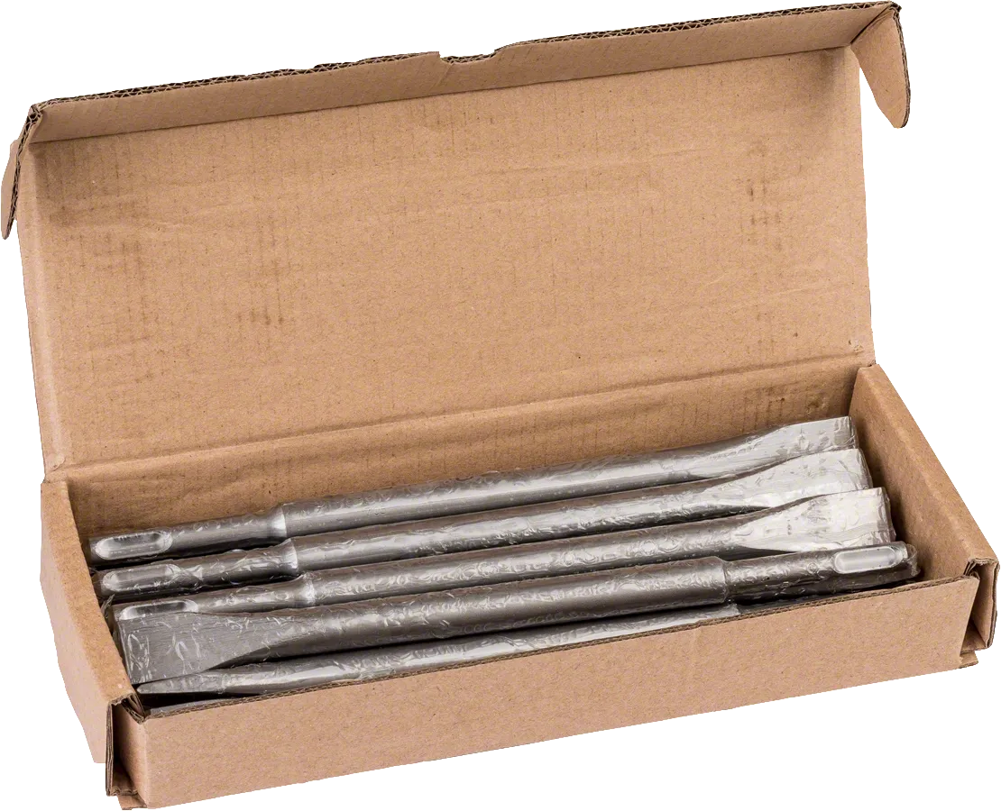 Bosch flat chisel SDS plus set with 20 mm cutting edge.
