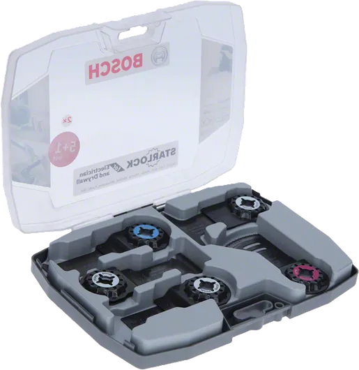 Bosch Starlock Set for Electrician and Drywall blades.