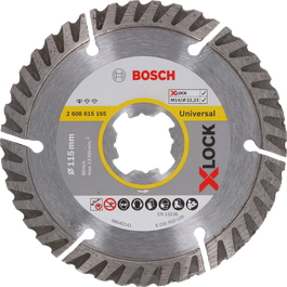 X-LOCK Standard for Universal Diamond Cutting Disc