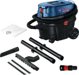 Vacuum cleaner with attachments.