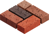 Solid brick.