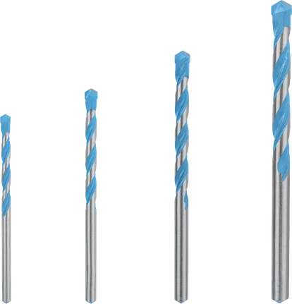 Bosch EXPERT MultiConstruction CYL-9 drill bit set 4-piece.