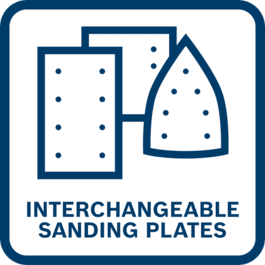  Interchangeable Sanding Plate System