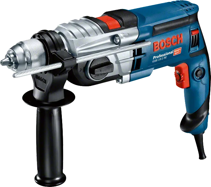 Bosch GSB 19-2 RE impact drill with 850W input.