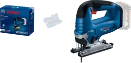 Bosch GST 185-LI cordless jigsaw, 18V brushless motor.