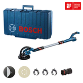 Bosch GTR 550 drywall sander kit with accessories.