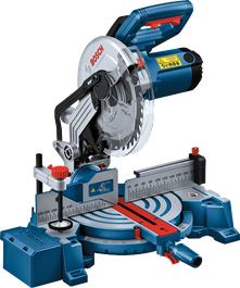 Bosch GCM 254 miter saw with precision cutting scale.