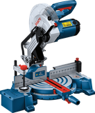 Bosch GCM 254 mitre saw with adjustable angle guide.