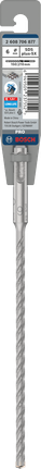 Bosch SDS plus-5X 6×150×210 mm drill bit.
