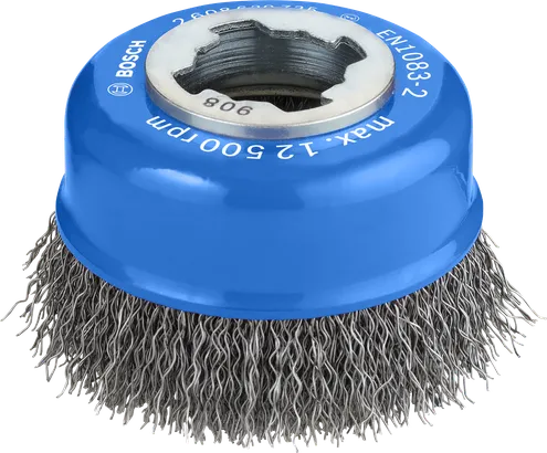 Bosch PRO Metal clean X-Lock Cup Brush, 75mm wire.