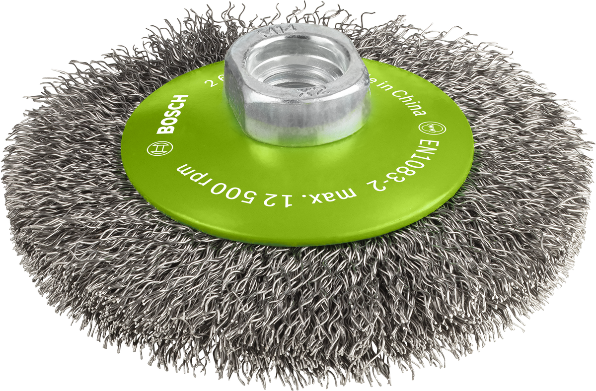 Bosch PRO Stainless Steel clean Bevel Brush, 100 mm.