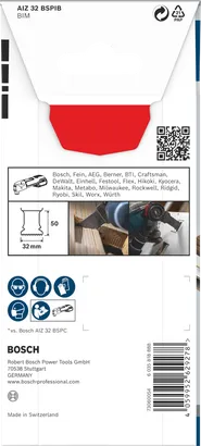 Bosch PRO AIZ 32 BSPIB multitool blade 32×50 mm.