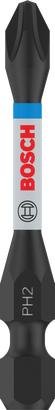 Bosch PRO Phillips Impact Bit PH2 55 mm for screwdriving.