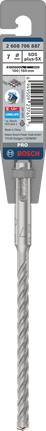 Bosch PRO SDS plus-5X 7×100×160 mm drill bit.
