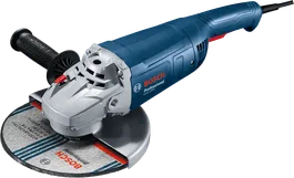 Bosch GWS 2000 angle grinder with side handle.